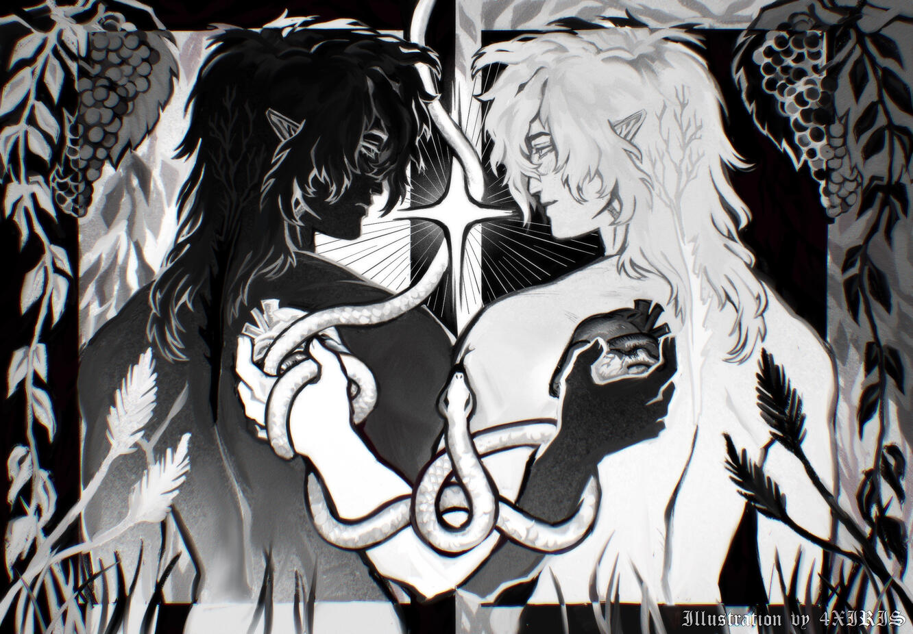 VIRTUE, Torn In Morality, personal work, 2025